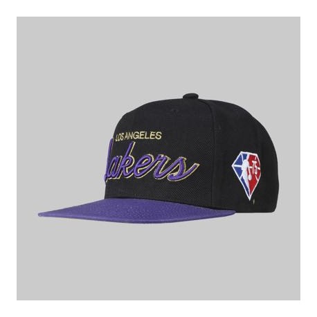 Gorra Mitchell And Ness NBA La Lakers 75TH Gold