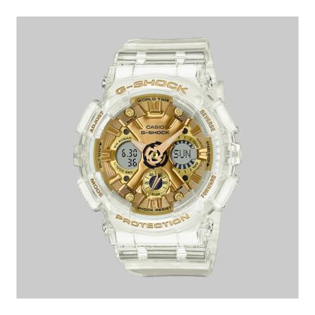 Reloj Casio G-Shock GMA-S120SG-7ACR Transparent Gold