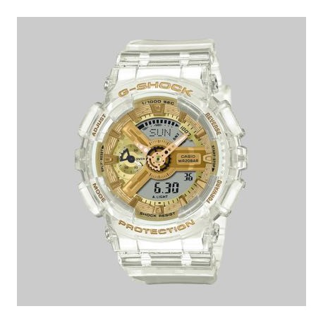 Reloj Casio G-Shock GMA-S110SG-7ACR Transparent Gold